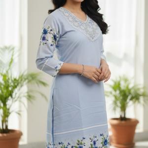 Women’s Printed Co-Ord Set – Stylish Top & Matching Pants Outfit