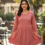 Women’s Stylish One-Piece Dress – Comfortable Daily & Casual Wear