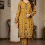 Women’s Digital Print Two-Piece Set – Stylish Tunic & Matching Pants Outfit